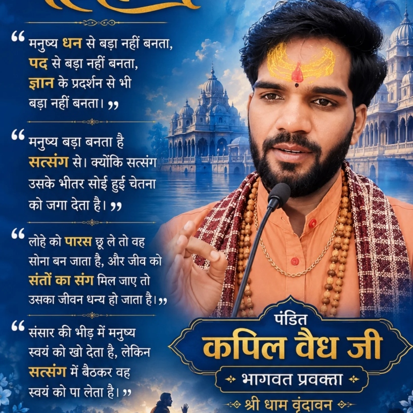 Pandit Kapil Vaidh Ji - Bhagwat Pravakta